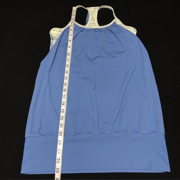 Lululemon No Limits Tank Top Bra Attached Blue Tank | Size 6 | NWOT - Picture 9 of 10